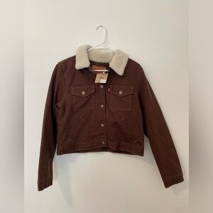 Levi’s women’s trucker Sherpa jacket